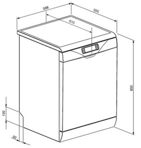 Посудомоечная машина Smeg LVS367B фото 2 в Екатеринбурге