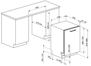 Посудомоечная машина Smeg STA4503 фото 2 в Екатеринбурге