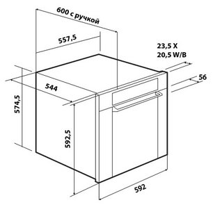 Духовой шкаф De Dietrich DOC 710 B фото 4 в Екатеринбурге