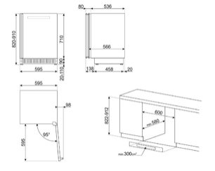 Встраиваемый винный холодильник Smeg CVI138LS3 фото 4 в Екатеринбурге