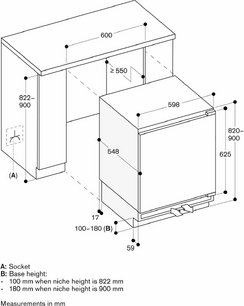 Встраиваемый морозильник Gaggenau RF202180 фото 3 в Екатеринбурге