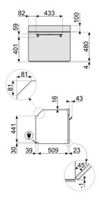 Духовой шкаф Smeg SF750BS фото 4 в Екатеринбурге