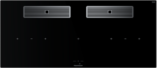 Индукционная варочная поверхность с вытяжкой Kuppersbusch KMI 12850.0 SR-S Silver Chrome фото в Екатеринбурге