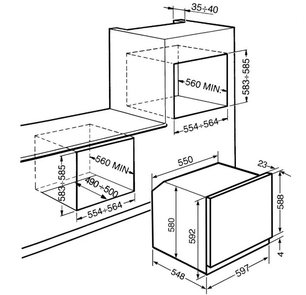 Духовой шкаф Smeg SF6922PPZ фото 2 в Екатеринбурге