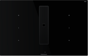 Индукционная варочная панель с вытяжкой Kuppersbusch KMI 8350.0 SR Black Velvet фото в Екатеринбурге