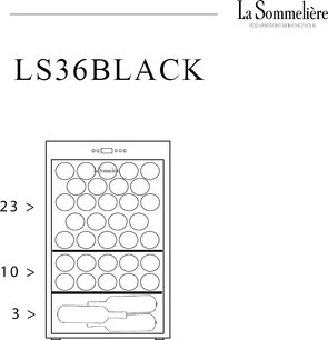 Винный шкаф La Sommeliere LS36BLACK фото 3 в Екатеринбурге