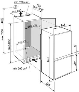 Встраиваемый холодильник Либхер ICBNSd 5623 фото 4 в Екатеринбурге Встраиваемый холодильник Liebherr ICBNSd 5623 фото 4 в Екатеринбурге
