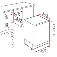 Встраиваемая морозильная камера Teka TGI2 120 D фото 2 в Екатеринбурге