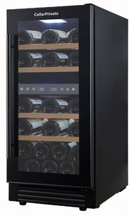 Встраиваемый под столешницу винный шкаф Селлар Приват CP027-2TB фото 4 в Екатеринбурге Встраиваемый под столешницу винный шкаф CellarPrivate CP027-2TB фото 4 в Екатеринбурге