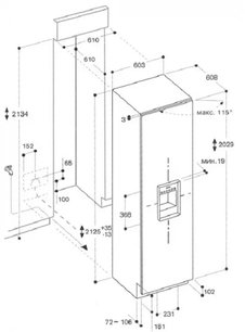 Встраиваемый морозильник Gaggenau RF 463-301 фото 3 в Екатеринбурге