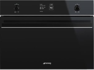 Компактный духовой шкаф комбинированный с микроволновой печью Smeg SF4603MCNX фото в Екатеринбурге