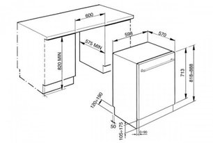 Посудомоечная машина Smeg STA13XL2 фото 4 в Екатеринбурге