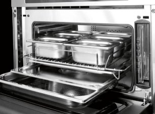 Встраиваемый комбинированный паровой шкаф Fulgor Milano LCSO 4511 TC WH фото 2 в Екатеринбурге