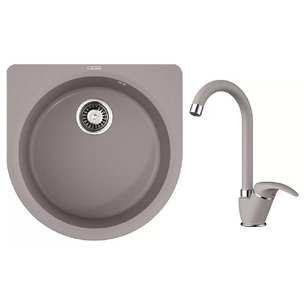 Omoikiri (мойка Akegata 51 GR + смеситель UMI GR) фото в Екатеринбурге