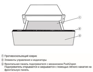 Встраиваемый подогреватель Miele ESW 7110 EDST/CLST фото 3 в Екатеринбурге