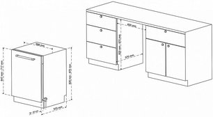 Встраиваемая посудомоечная машина Korting KDI 60488 фото 4 в Екатеринбурге