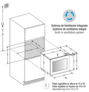 Встраиваемый винный шкаф Pando PVMAVP 45-18CRR фото 3 в Екатеринбурге