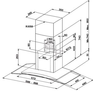Вытяжка Фабер Tratto/SP EG10 X/V A90 фото 4 в Екатеринбурге Вытяжка Faber Tratto/SP EG10 X/V A90 фото 4 в Екатеринбурге