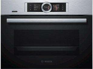 Компактный встраиваемый духовой шкаф-пароварка BOSCH CSG656RS7 фото в Екатеринбурге