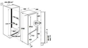 Встраиваемый холодильник Kuppersbusch FKG 8500.1i фото 2 в Екатеринбурге