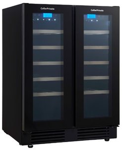 Встраиваемый под столешницу винный шкаф Селлар Приват CP042-2TBH фото в Екатеринбурге Встраиваемый под столешницу винный шкаф CellarPrivate CP042-2TBH фото в Екатеринбурге