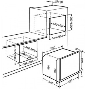 Духовой шкаф Smeg SC800GVP9 фото 2 в Екатеринбурге