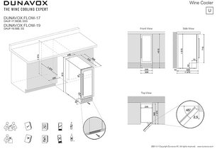 Встраиваемый винный шкаф Dunavox DAUF-17.58DC фото 2 в Екатеринбурге
