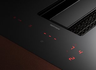 Варочная панель с вытяжкой Фалмек ZERO EASY 84 VETRO NERO фото 3 в Екатеринбурге Варочная панель с вытяжкой Falmec ZERO EASY 84 VETRO NERO фото 3 в Екатеринбурге