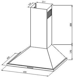 Вытяжка Zigmund Shtain K 127.61 B фото 2 в Екатеринбурге