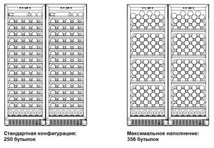 Винный шкаф Dometic C125G Double Wooden Zebrano фото 2 в Екатеринбурге