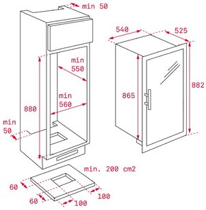 Винный шкаф Teka RVI 35 BLACK-SS фото 2 в Екатеринбурге