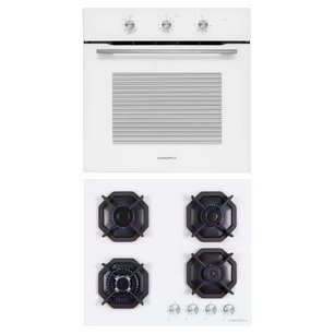 Maunfeld (духовой шкаф MOGS703W + варочная панель EGHG.64.23CW\G) фото в Екатеринбурге