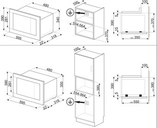 Микроволновая печь Smeg FMI420S2 фото 4 в Екатеринбурге