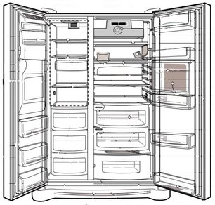 Холодильник Smeg SBS800AO9 фото 3 в Екатеринбурге