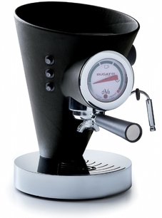 Кофеварка Bugatti DIVA Leather Black фото в Екатеринбурге