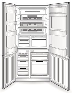 Холодильник Mitsubishi Electric MR-LR78EN-GBK-R фото 4 в Екатеринбурге