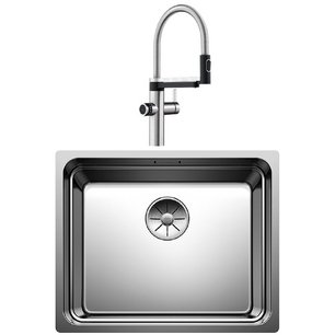 Blanco (мойка ETAGON 500-U + EVOL-S Pro Filter 526311 нержавеющая сталь) фото в Екатеринбурге