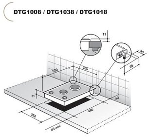 Независимая варочная панель Де Дитрих DTG 1018 X фото 4 в Екатеринбурге Независимая варочная панель De Dietrich DTG 1018 X фото 4 в Екатеринбурге