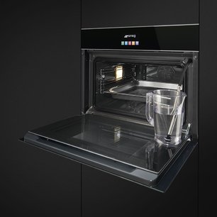 Духовой шкаф комбинированный с пароваркой Smeg SF4604VCNX1 фото 2 в Екатеринбурге