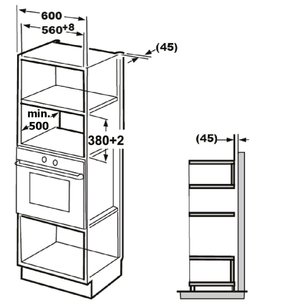 Встраиваемая микроволновая печь Brandt BMG2112B фото 4 в Екатеринбурге