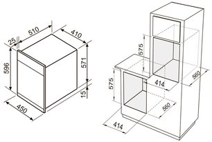 Духовой шкаф Zigmund Shtain EN 182.512 M фото 2 в Екатеринбурге