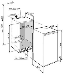 Встраиваемый холодильник Либхер IRd 4150 Prime фото 4 в Екатеринбурге Встраиваемый холодильник Liebherr IRd 4150 Prime фото 4 в Екатеринбурге