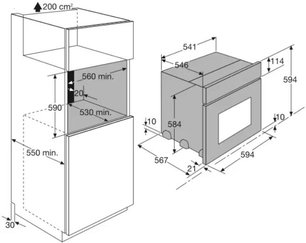 Духовой шкаф AEG B99315M фото 2 в Екатеринбурге