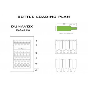 Винный шкаф Dunavox DAB-49.116DSS.TO фото 3 в Екатеринбурге