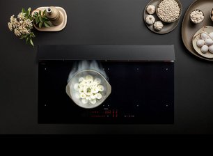 Варочная панель с вытяжкой Фалмек BRERA 90 VETRO NERO фото 2 в Екатеринбурге Варочная панель с вытяжкой Falmec BRERA 90 VETRO NERO фото 2 в Екатеринбурге