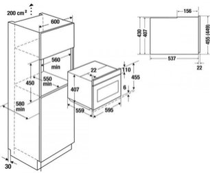 Компактный духовой шкаф с микроволнами Kuppersbusch CBM 6550.0 G3 Silver Chrome фото 4 в Екатеринбурге
