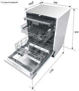Посудомоечная машина Зигмунд Штайн DW 79.4509 X фото 2 в Екатеринбурге Посудомоечная машина Zigmund Shtain DW 79.4509 X фото 2 в Екатеринбурге