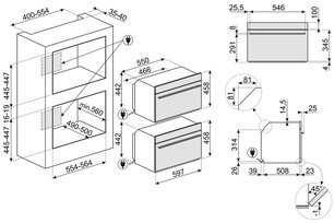 Духовой шкаф Smeg SO4102S3G фото 3 в Екатеринбурге
