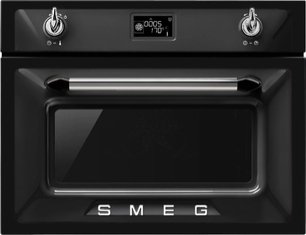 Компактный духовой шкаф с пароваркой Smeg SF4920VCN фото в Екатеринбурге