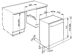 Посудомоечная машина Smeg STX13OL1 фото 3 в Екатеринбурге